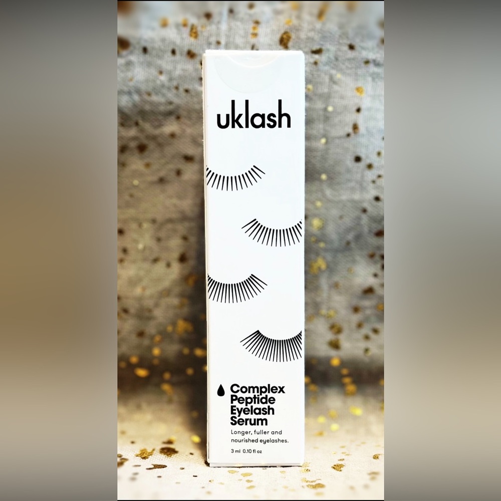 Uklash~Complex Peptide Eyelash Serum~Clear~New in Sealed Box~